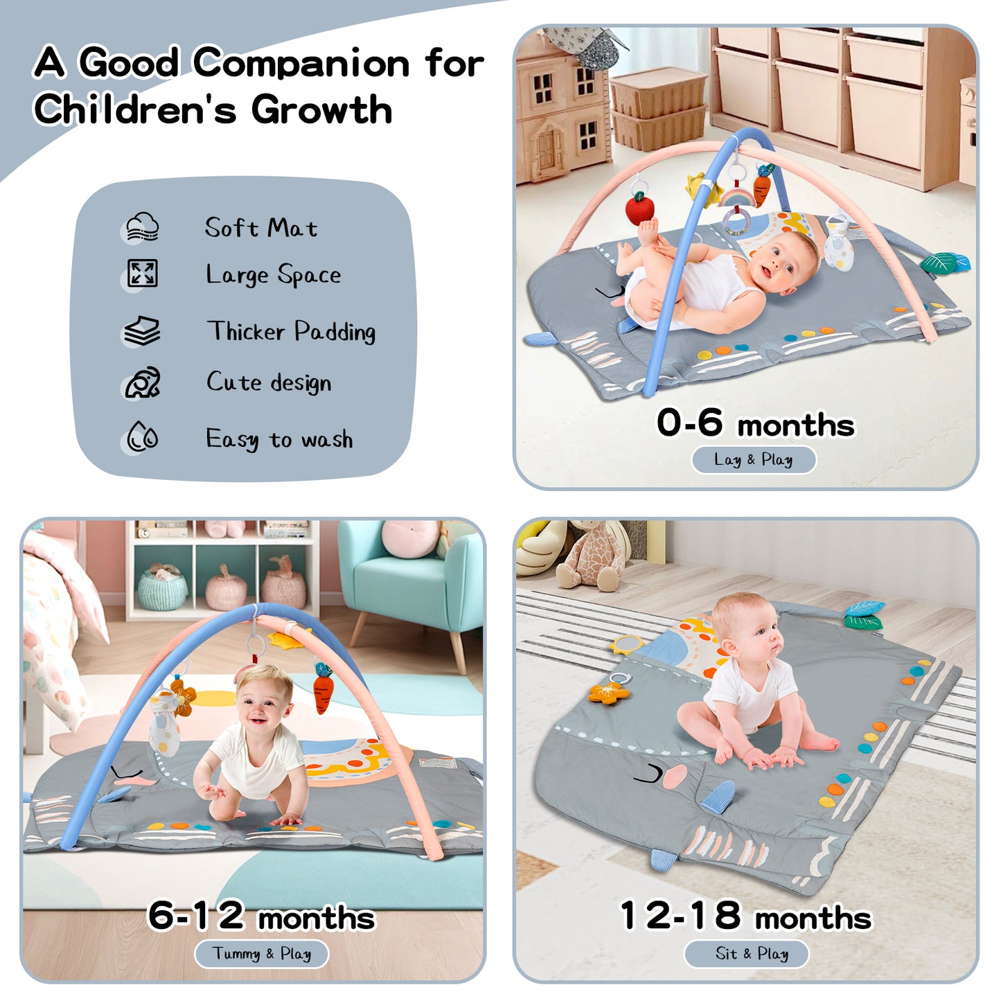Baby Play Gym & Activity Mat