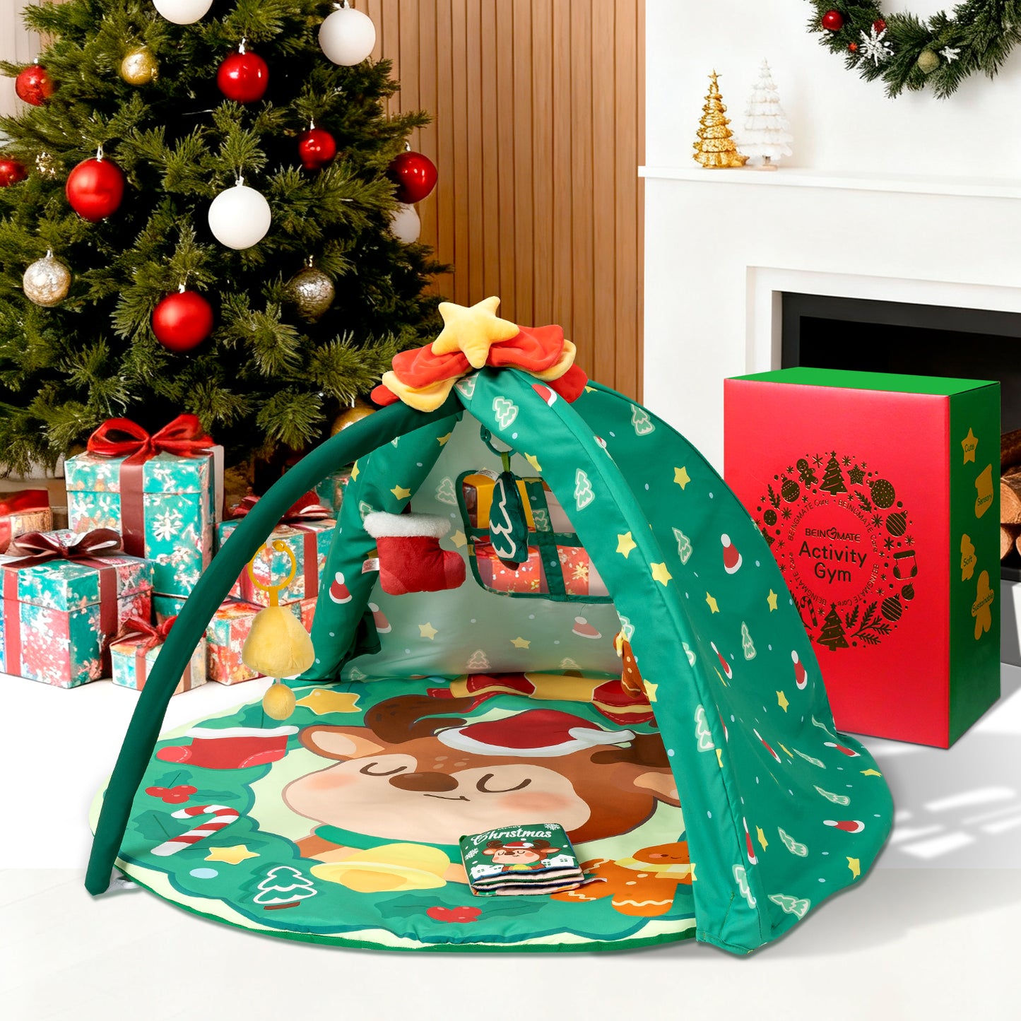 Christmas Baby Play Gym Mat