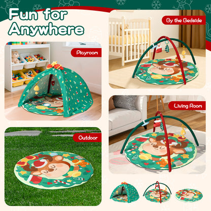 Christmas Baby Play Gym Mat
